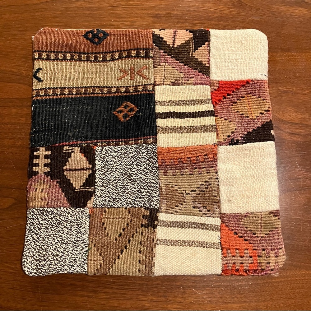Vintage Turkish Rug Pillow Case